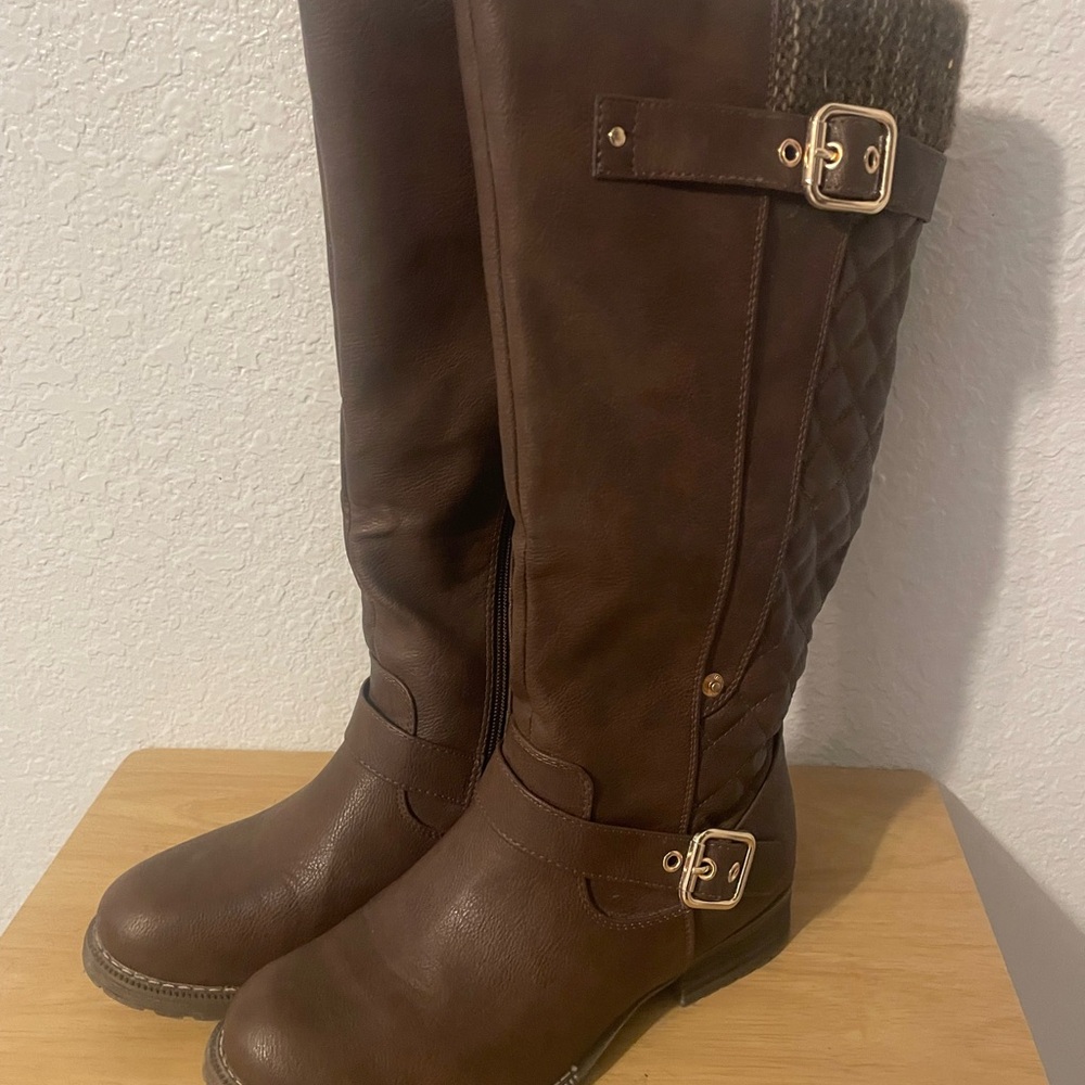 Global Win Dark Brown Boots